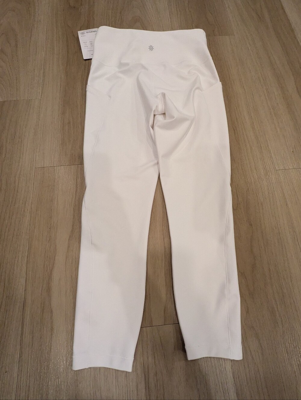 Athleta White Interval Stash 7/8 Cropped Leggings Size S NWT - Picture 8 of 8